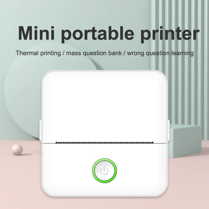 Mini HD Portable Label Thermal Printer Bluetooth Printer